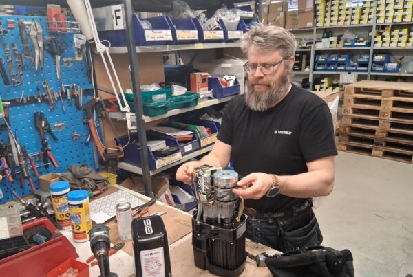 nostimen huolto GIS korjaus tarkastus