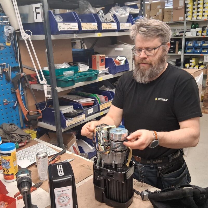 nostimen huolto GIS korjaus tarkastus